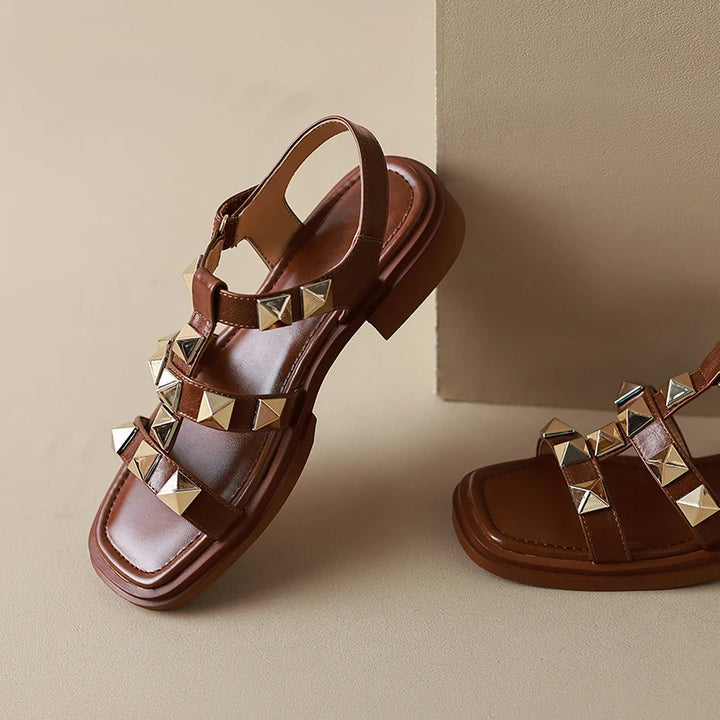 Valeria Studded Slingbacks