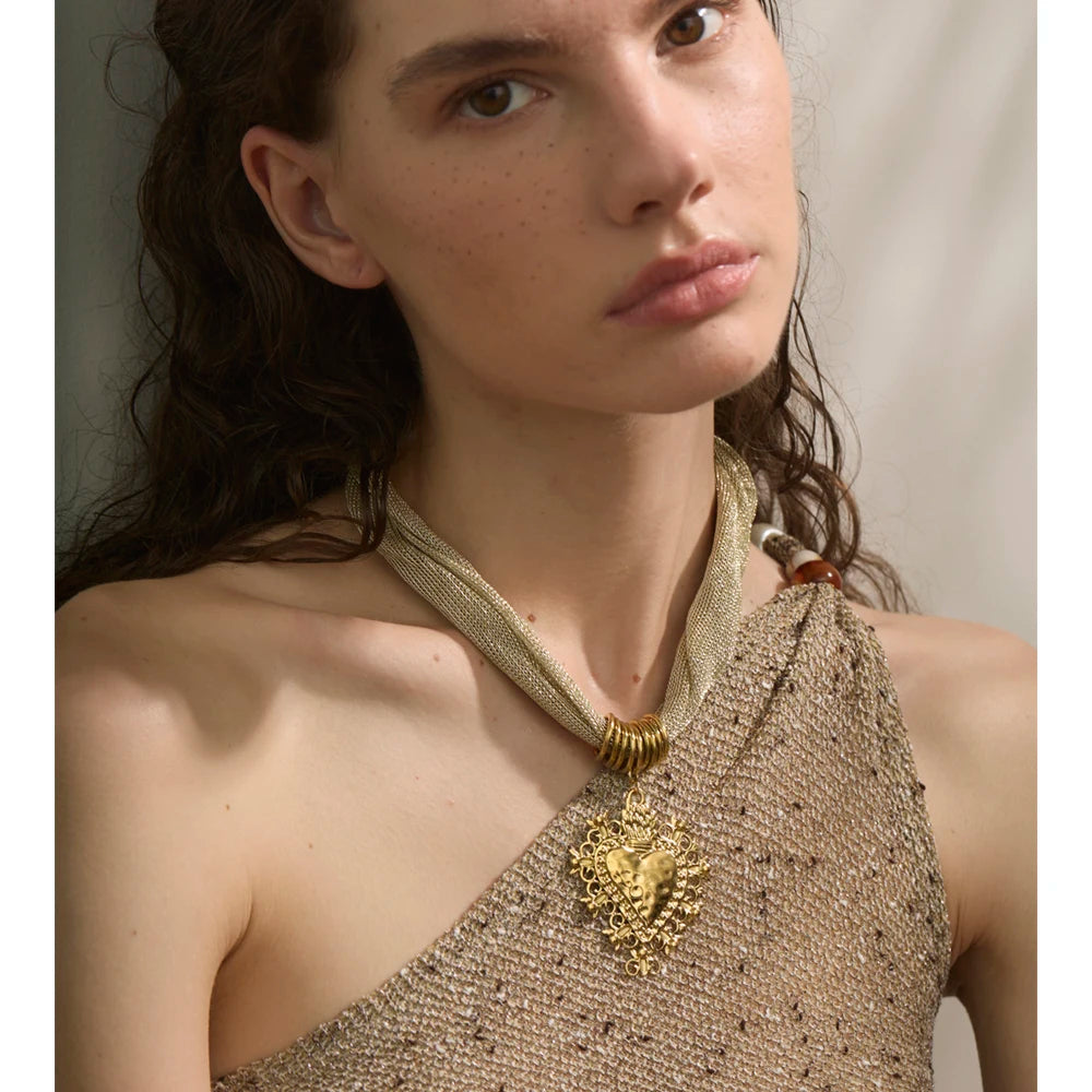 Aurelia Woven Chain Necklace