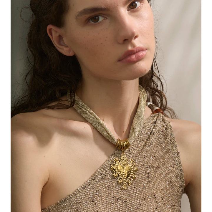 Aurelia Woven Chain Necklace