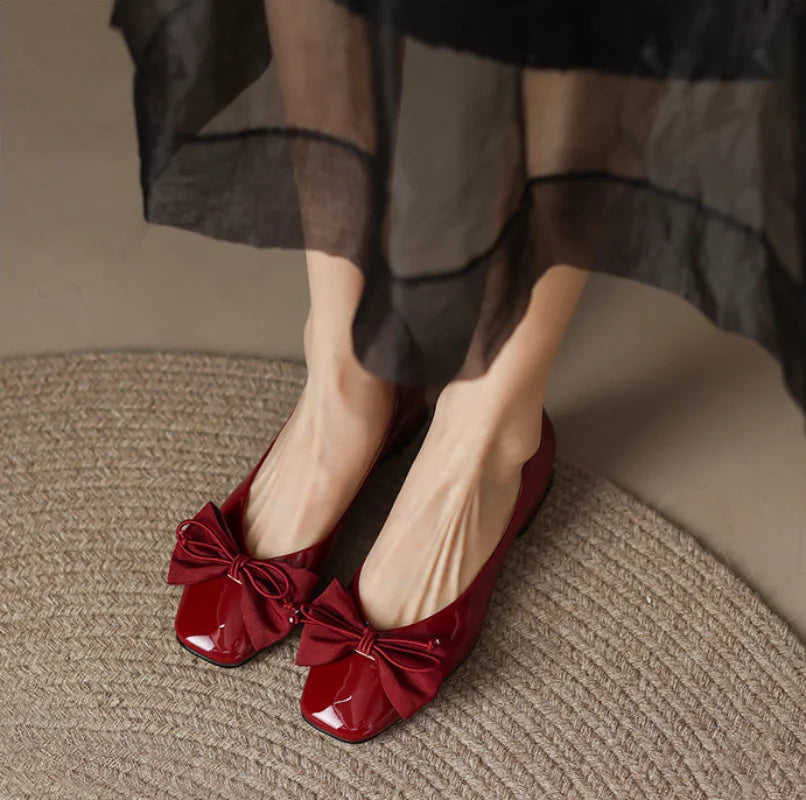 Coquette Bow Flats