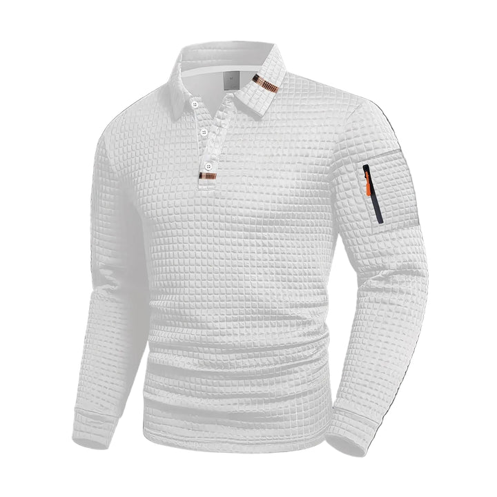 Gridlock Waffle Polo