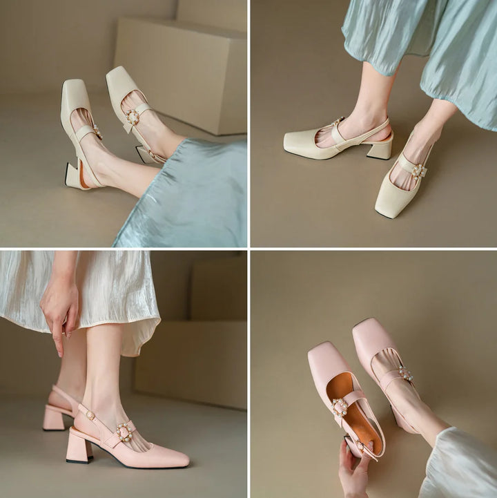 Grace Pearl Slingbacks