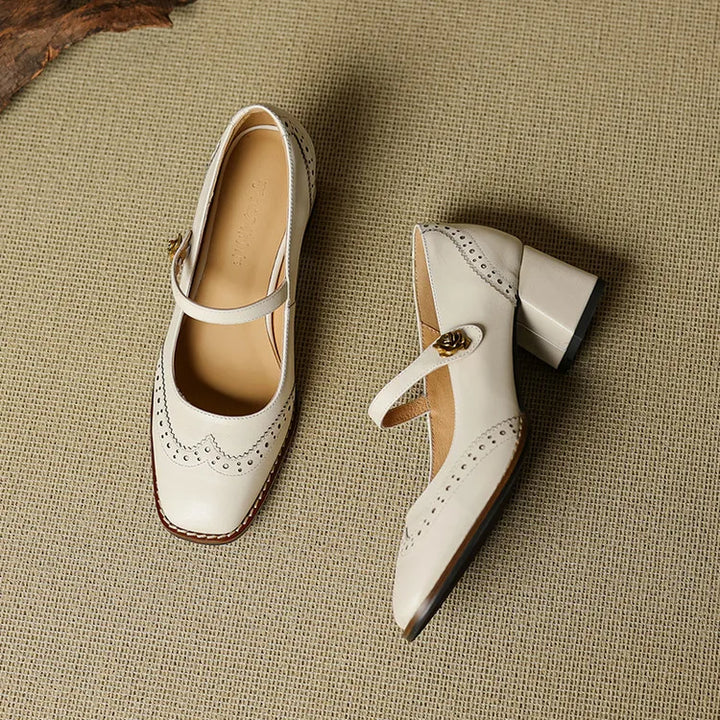 Hartleigh Brogue Mary Janes