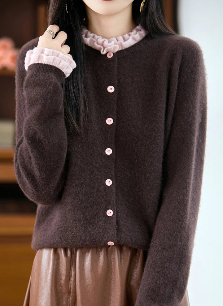 Rosewood Merino Cardigan