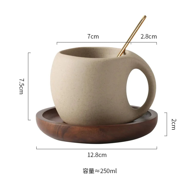 Earthen Ritual Cup & Saucer