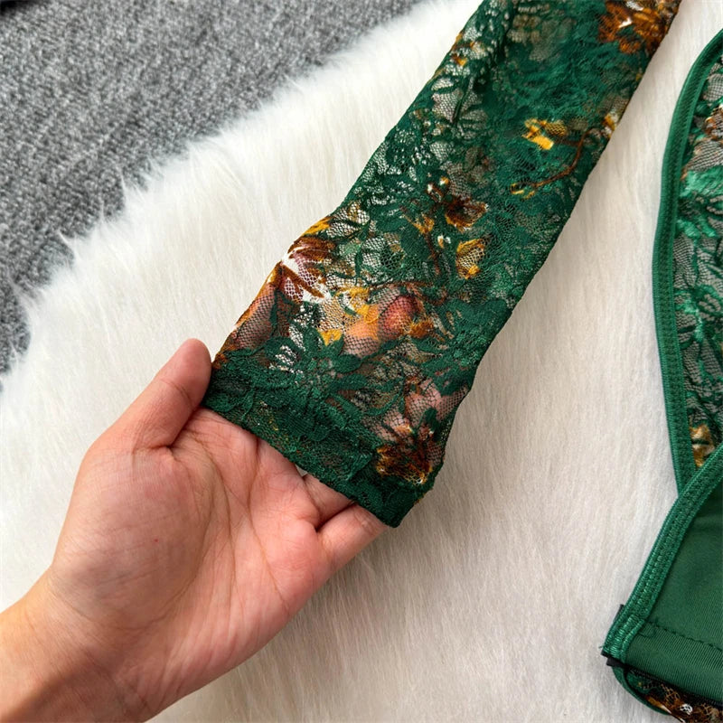 Ivy Veil Lace Bodysuit