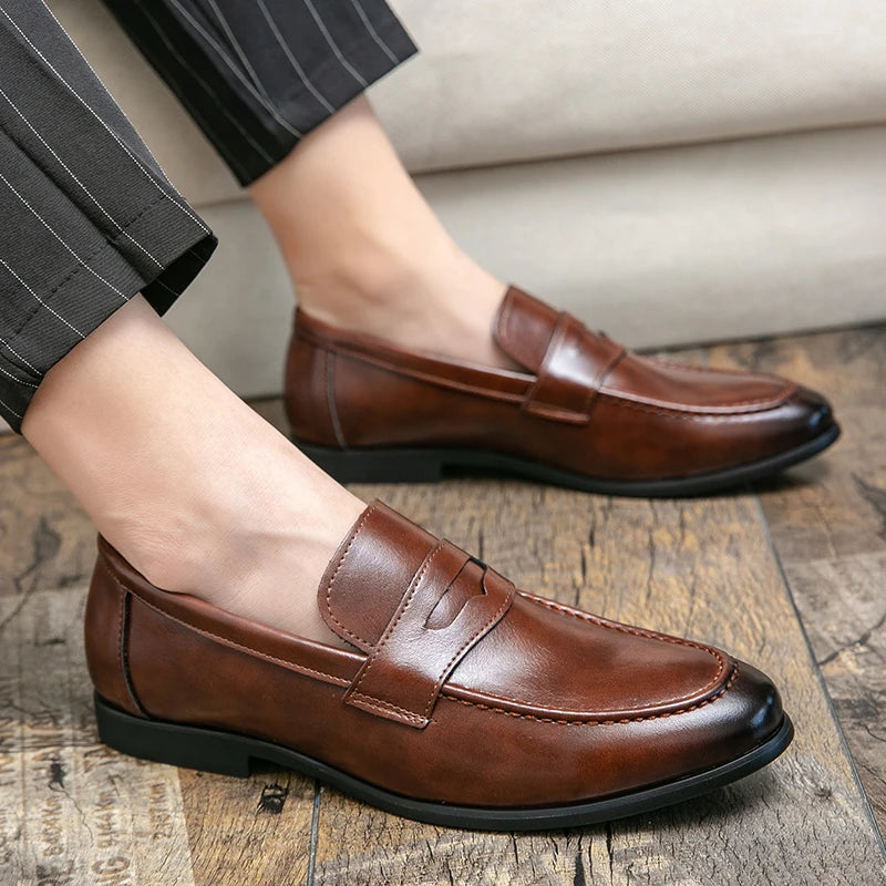 John Harrington Leather Loafers