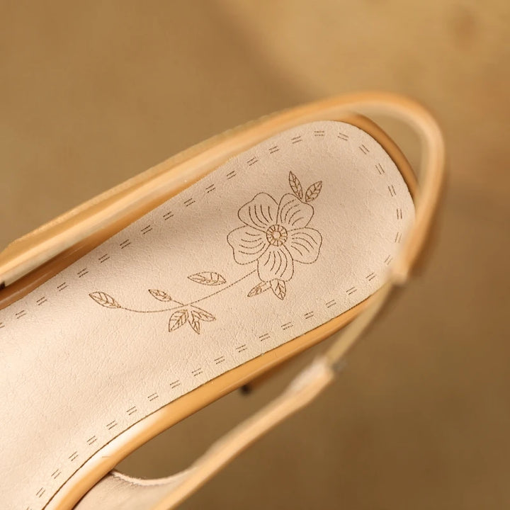 Selena Lacquer Slingbacks