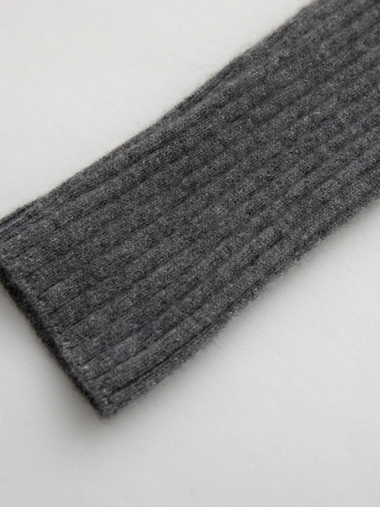 Colette Cashmere Rib Cardigan