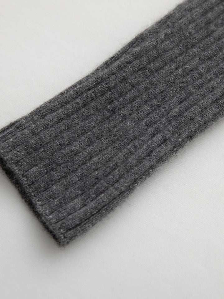 Colette Cashmere Rib Cardigan