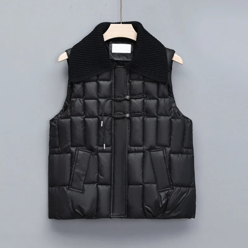 Isolde Down Cotton Vest