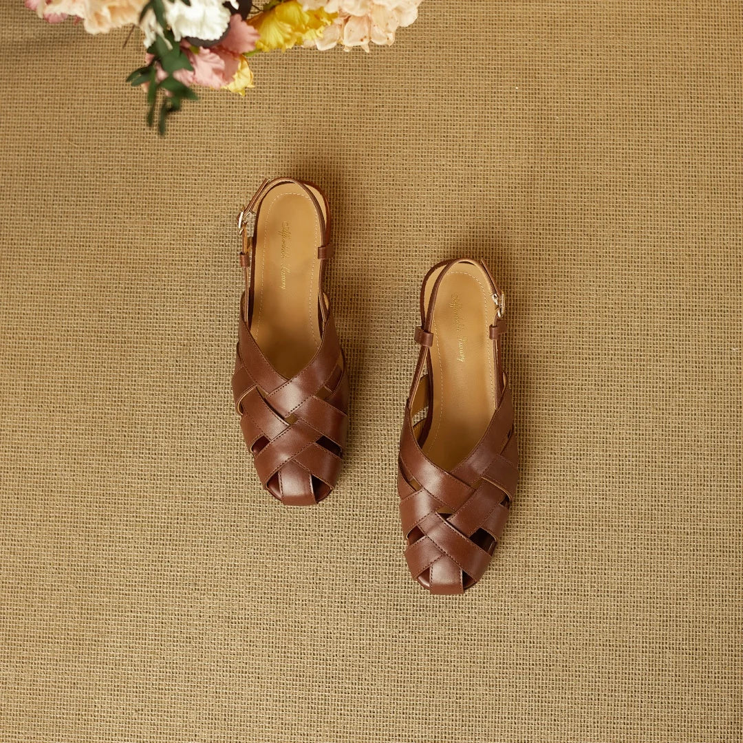 Tressa Woven Slingbacks