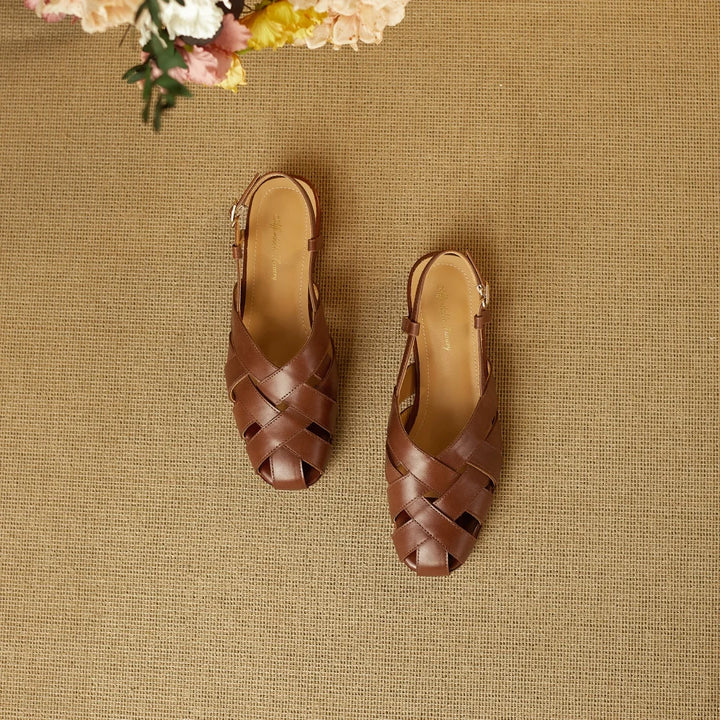 Tressa Woven Slingbacks