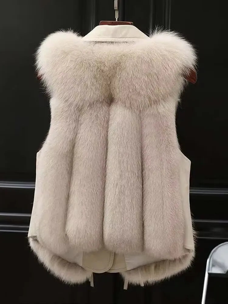 Laurent Faux Fur Vest