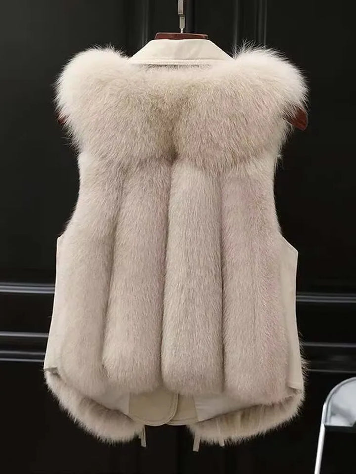 Laurent Faux Fur Vest