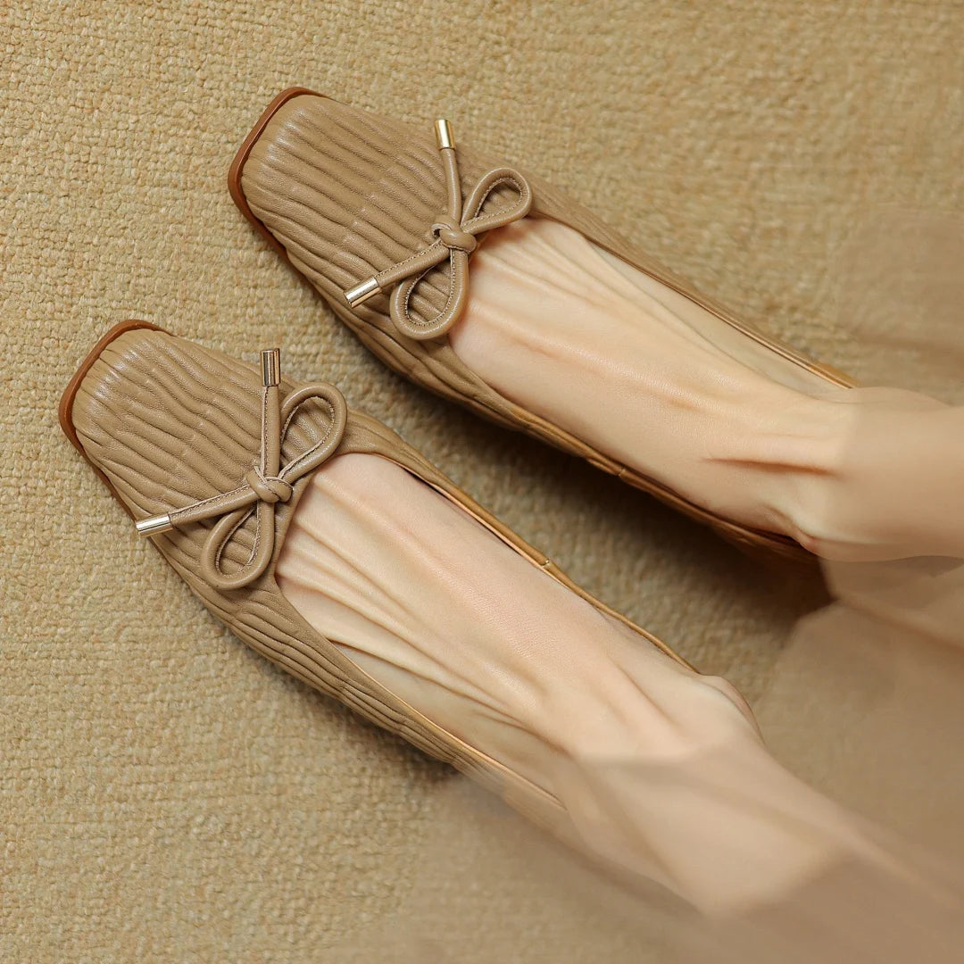 Carrara Ridged Leather Shoes