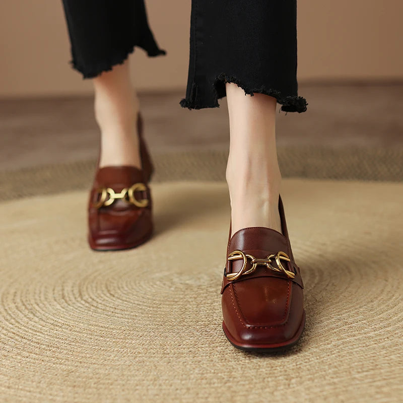 Brielle Leather Pumps