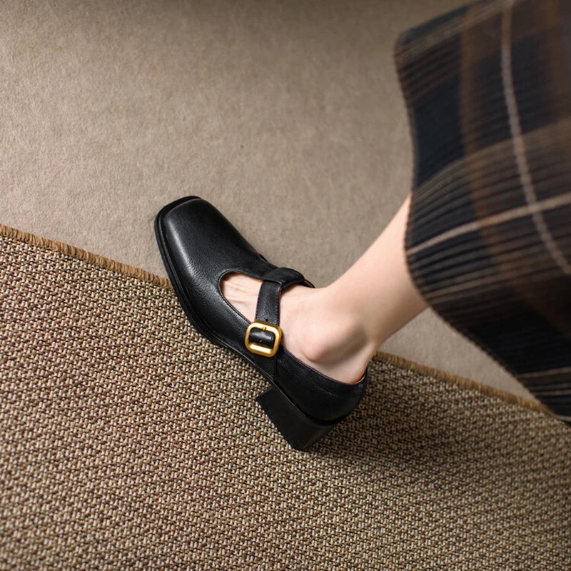 Emelina Square Toe Mary Janes