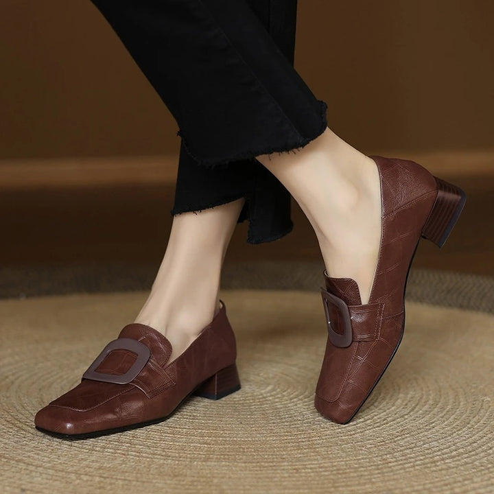 Brielle Buckle Loafers