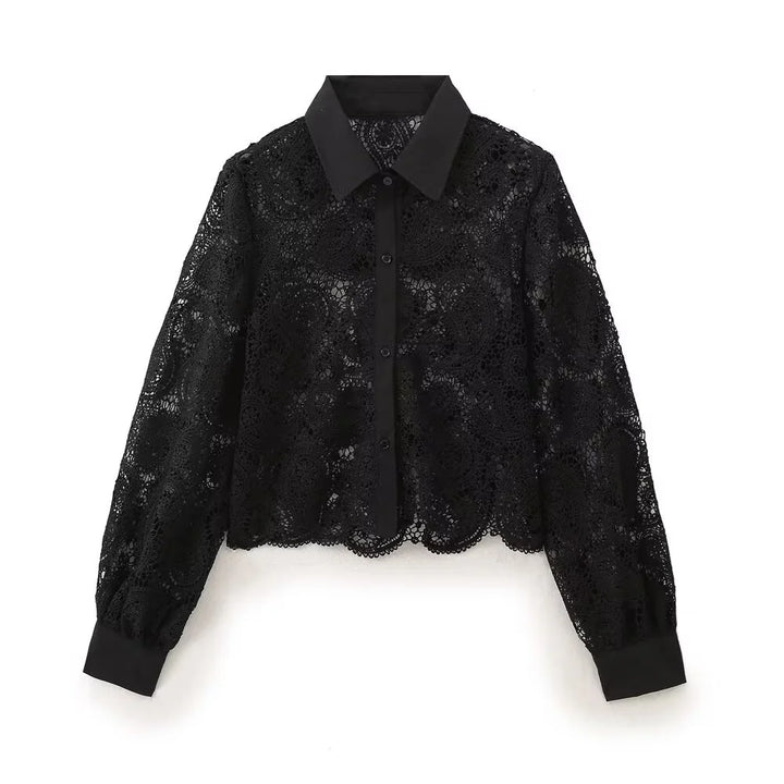 Vivienne Lace Button Shirt