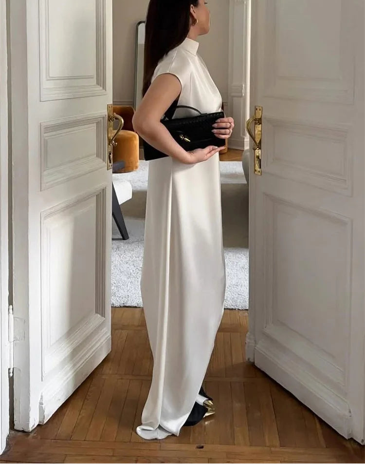 Ophira Satin Drape Top