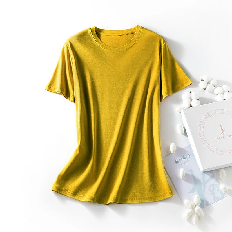 Mila Mulberry Silk Tee