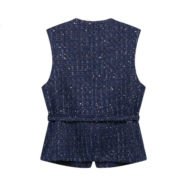 Delphine Tweed Vest