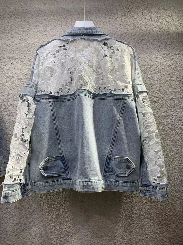 Luciana Lace Denim Jacket