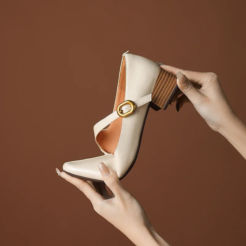Colette Leather Mary Janes