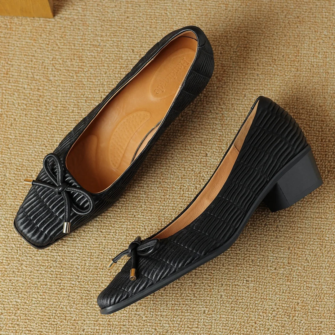 Carrara Ridged Leather Shoes