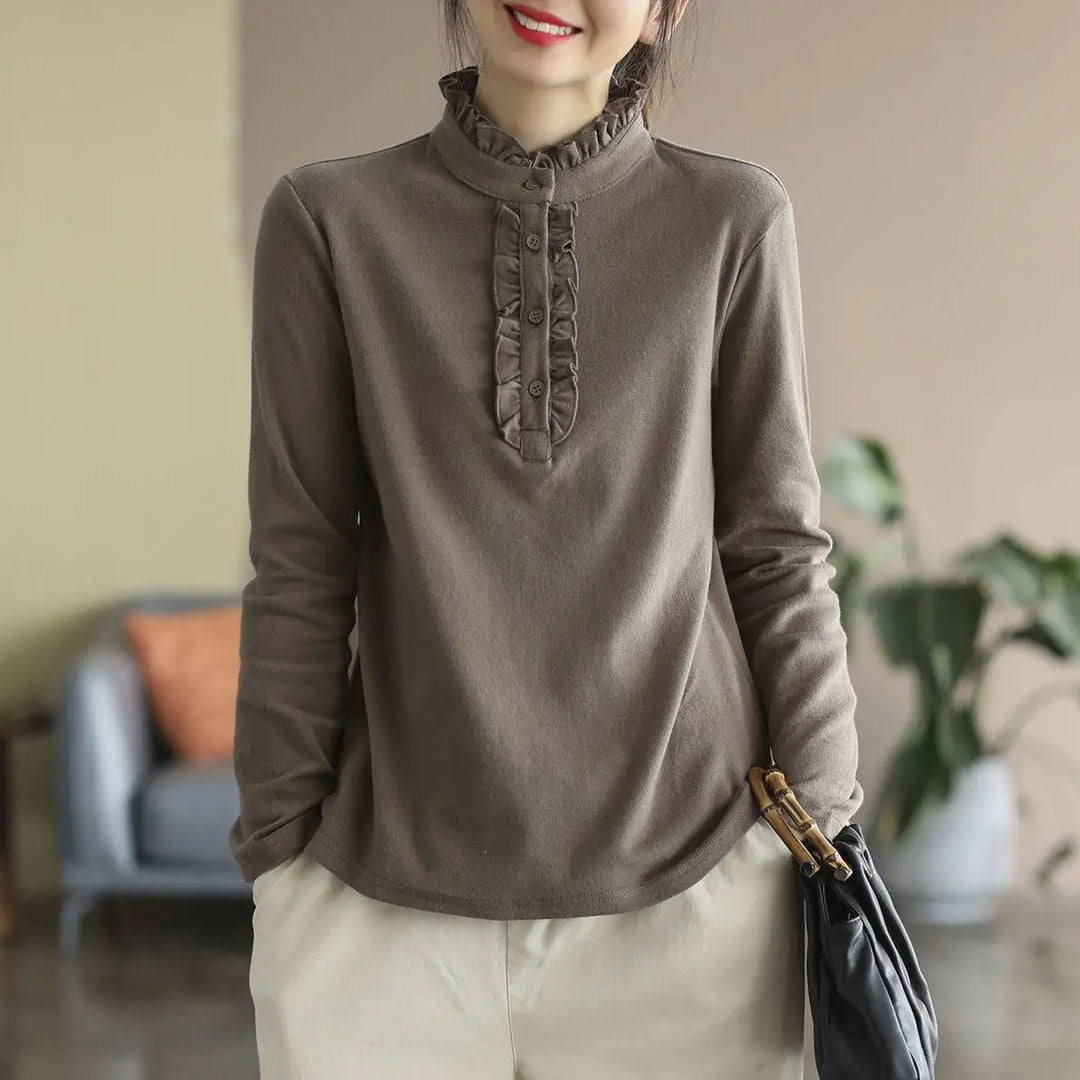 Renelle Frill Trim Top