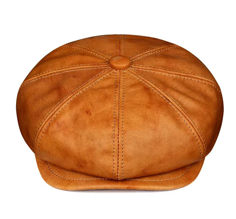 Hawthorne Retro Leather Cap