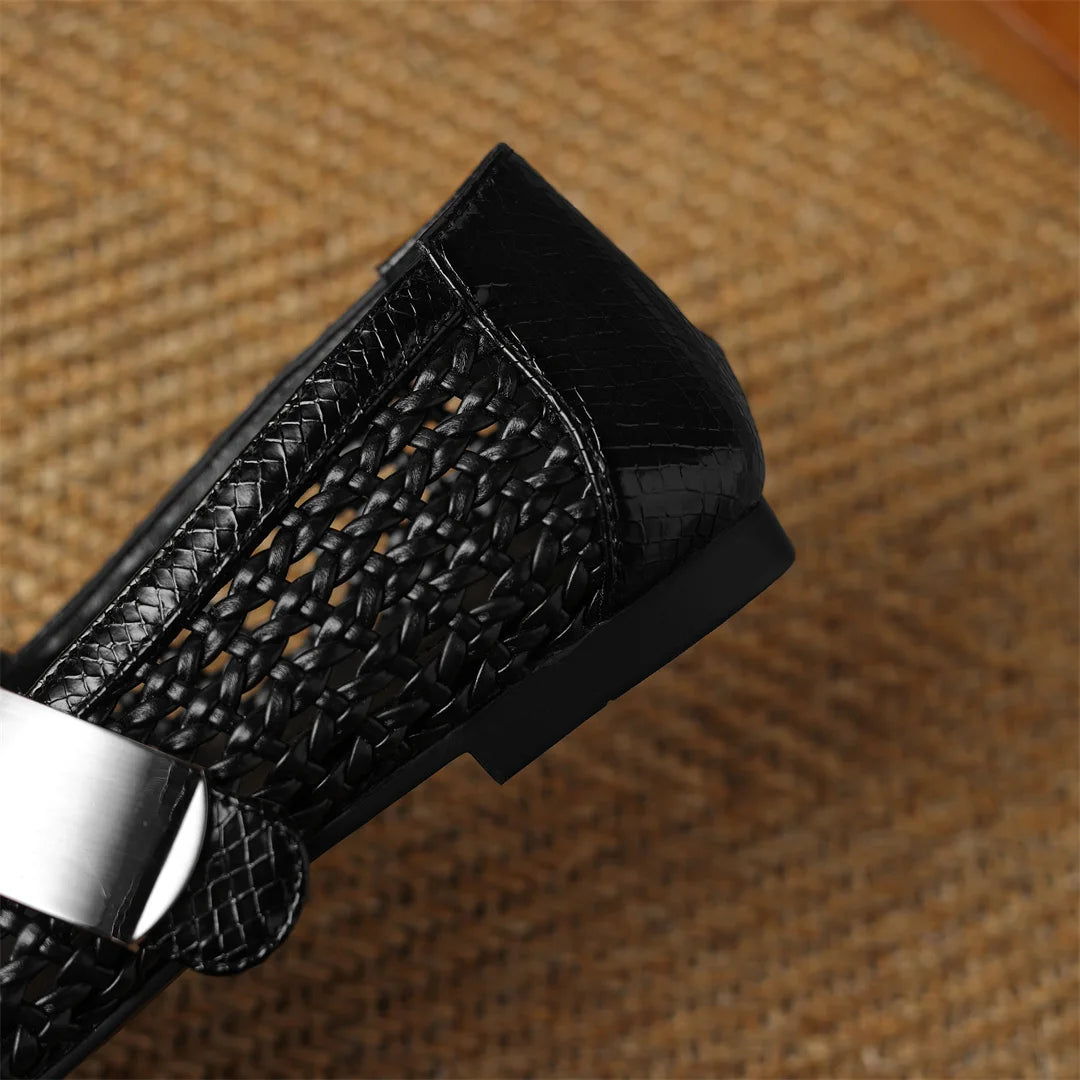 Intreccio Woven Mary Jane Flats