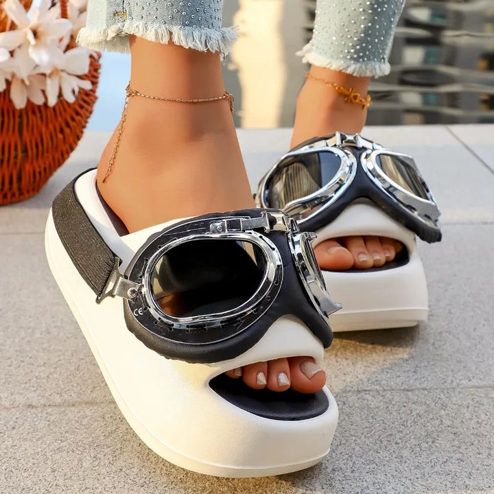 Aviatrice Goggle Platform Slides
