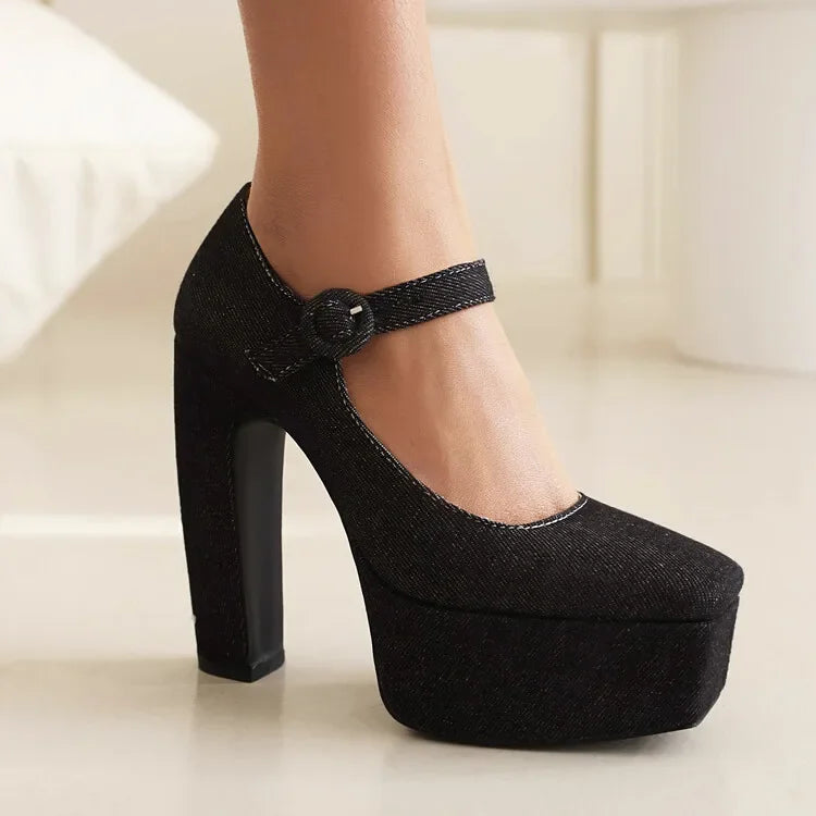 Brera Denim Pumps