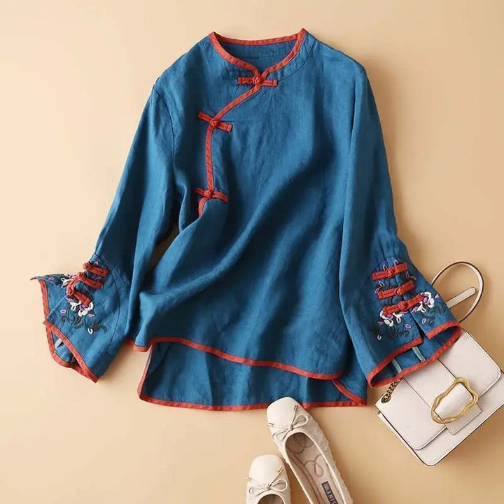 Jadefield Linen Blouse
