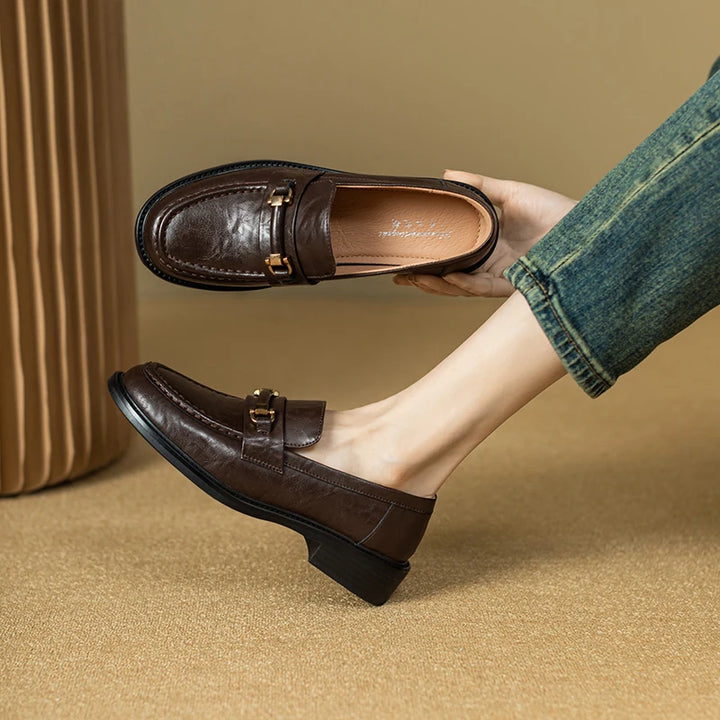 Orlena Leather Loafers