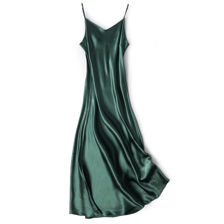 Seta Bias-Cut Silk Slip Dress
