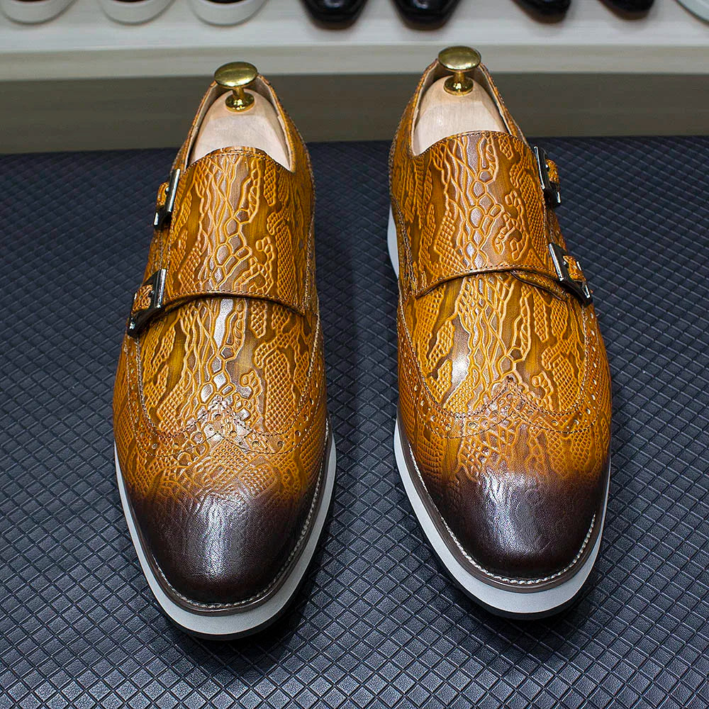 Serpente Monk Strap Brogues