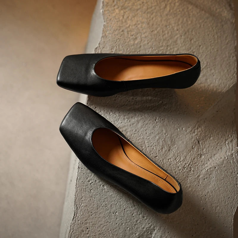 Portia Square Toe Pumps