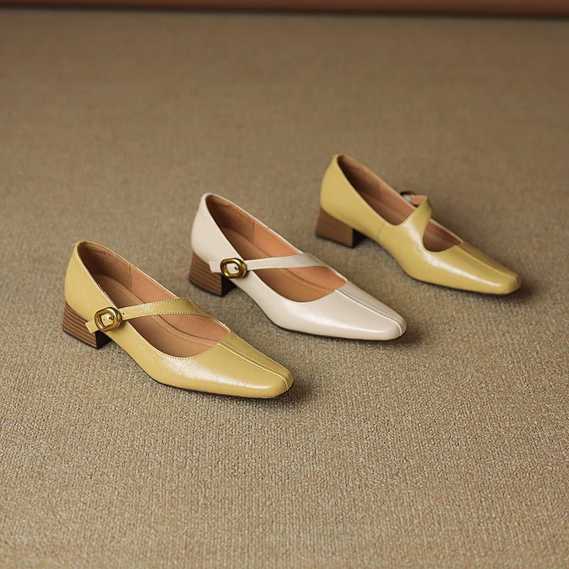 Colette Leather Mary Janes