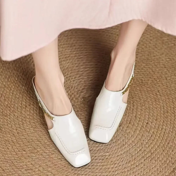 Foldvamp Square-Toe Mules