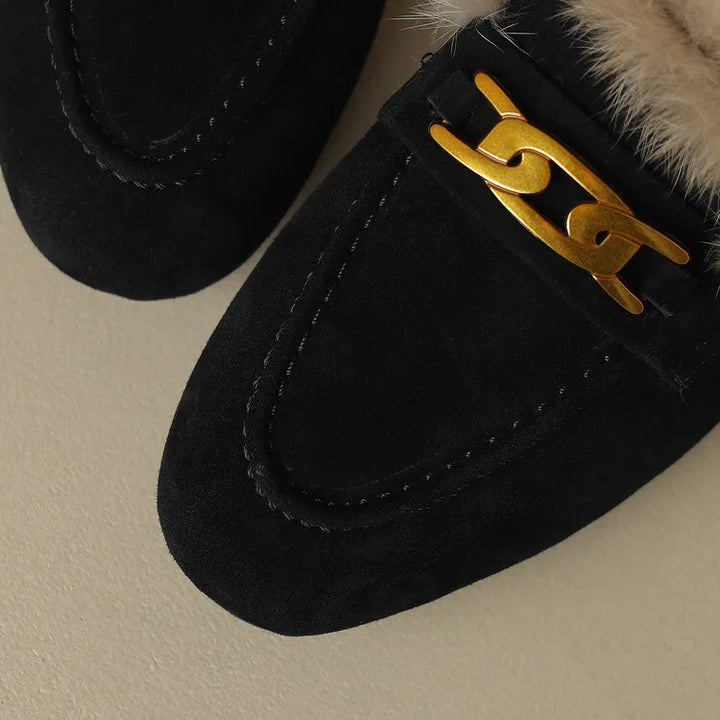 Ferra Suede Wool Mule