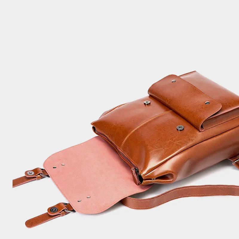 Camden Leather Backpack