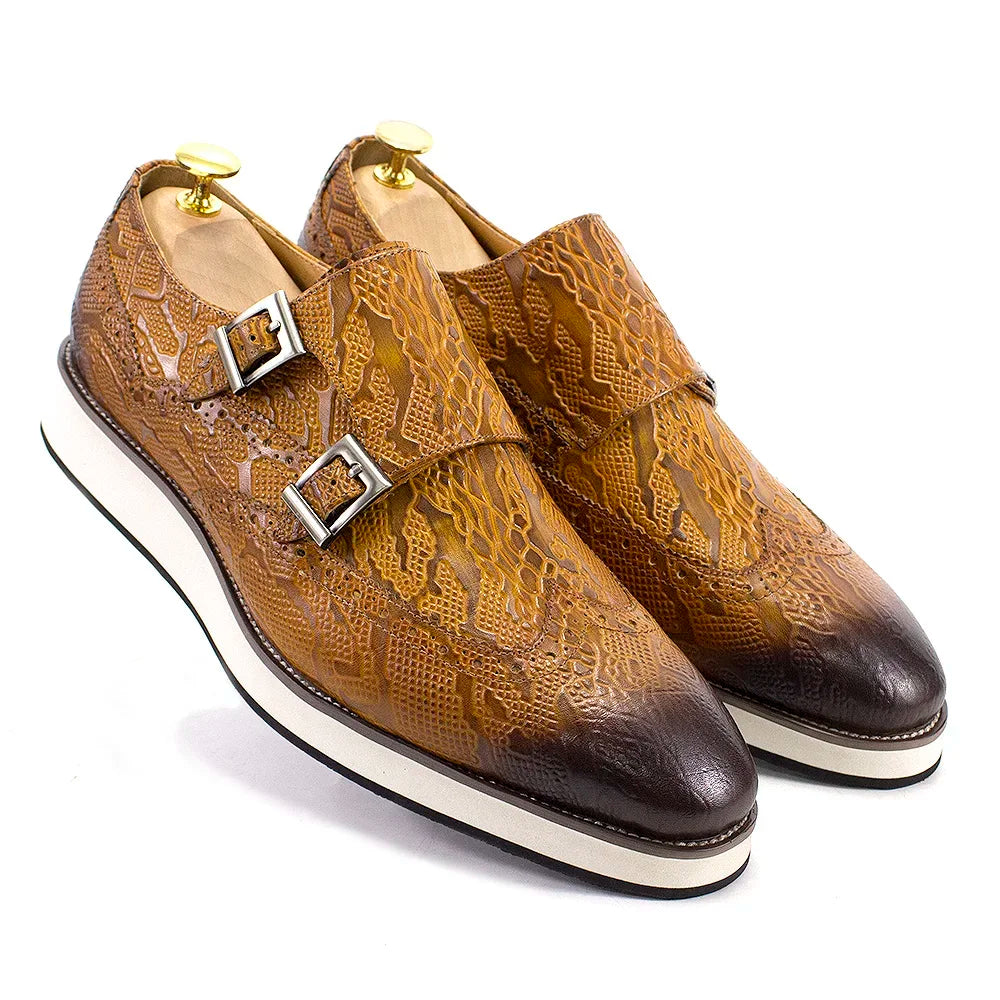 Serpente Monk Strap Brogues