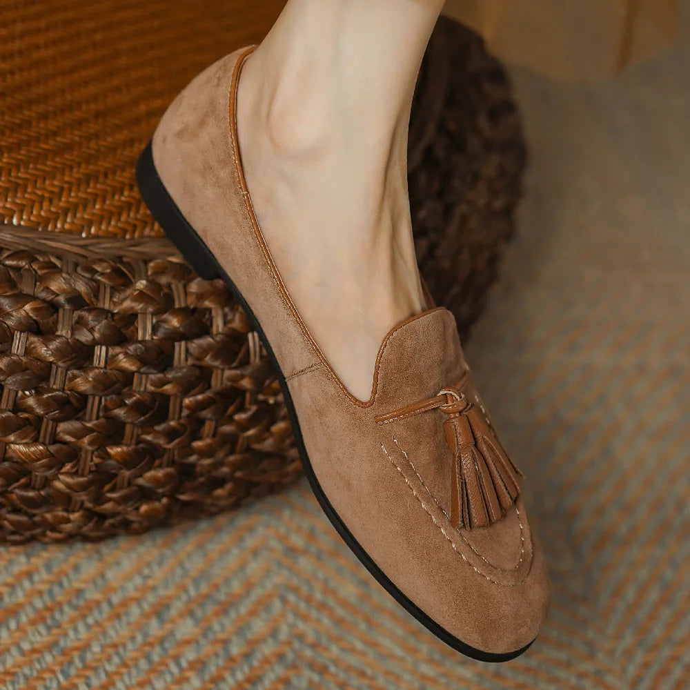 Sorrento Tassel Suede Loafers