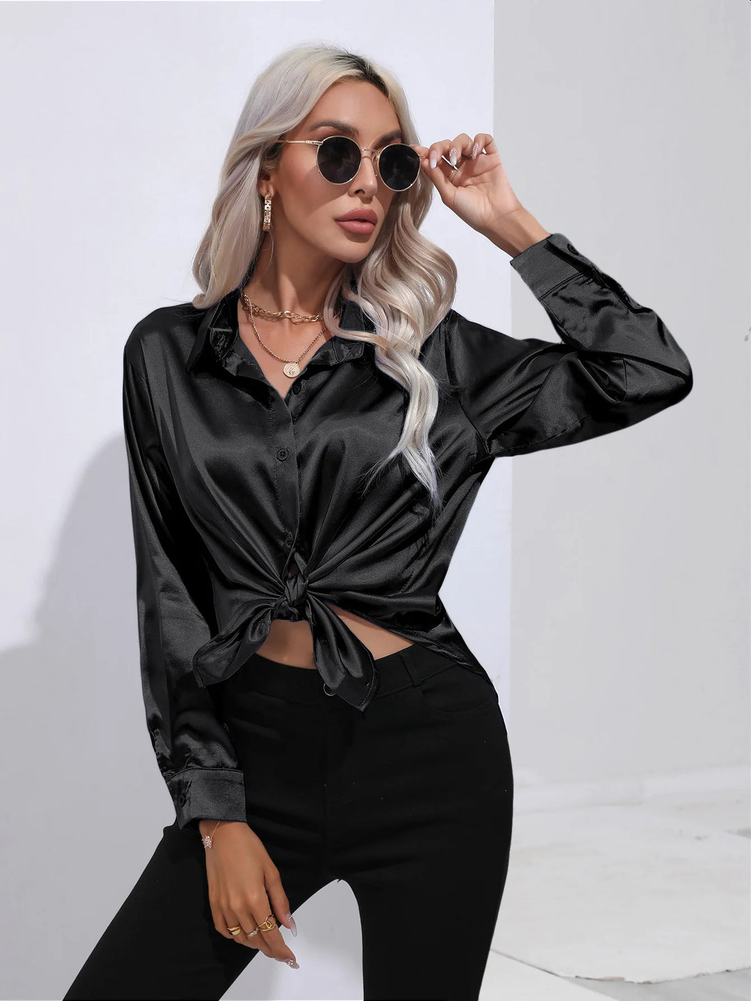 Sorella Satin Shirt