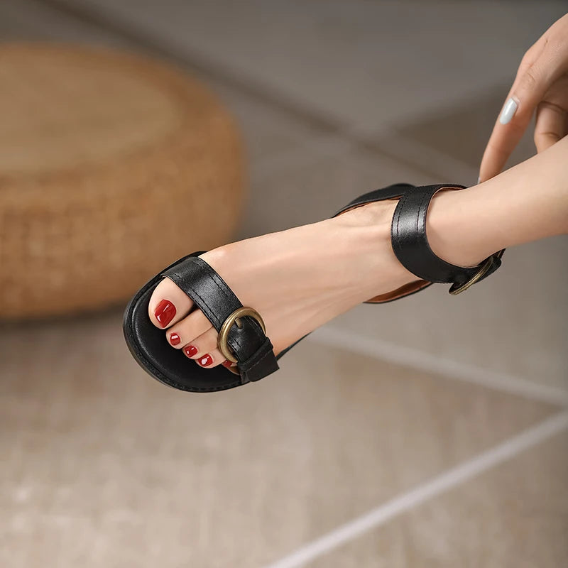 Carrara Leather Sandals