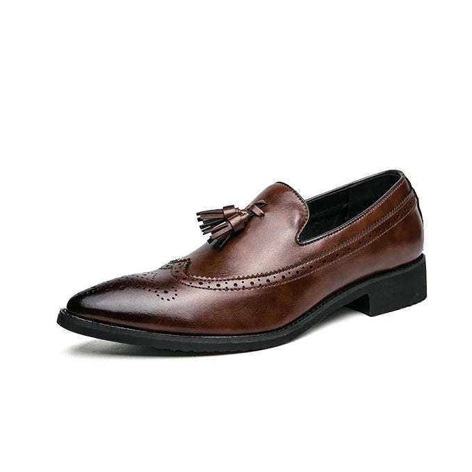 Bramwell Leather Tassel Loafers