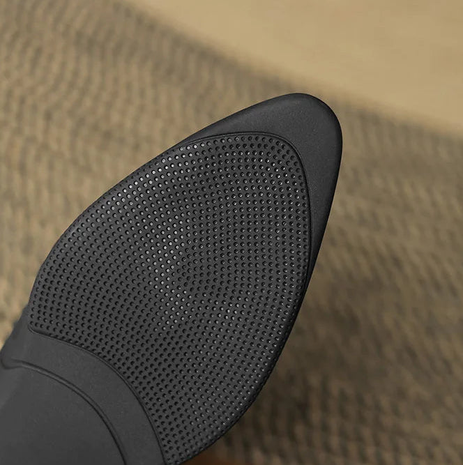 Plicata Leather Flats